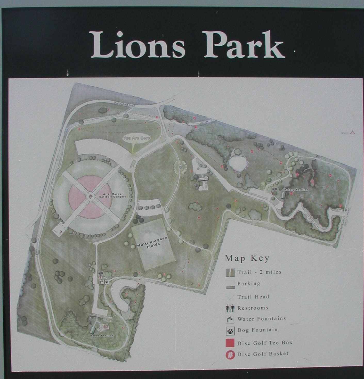 Lions Park Map